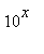 10^x