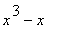 x^3-x