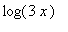 log(3*x)