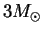 $3 M_{\odot}$
