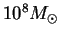 $10^8 M_{\odot}$