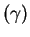 $(\gamma)$
