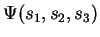 $\Psi(s_1,s_2,s_3)$