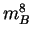 $m^8_B$