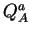 $Q^a_A$